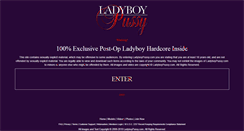 Desktop Screenshot of ladyboypussy.com